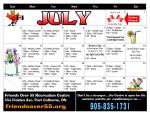 July Calendar