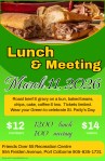 March lunch 2026 – Made with&nbsp;PosterMyWall