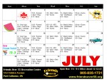 july calendar