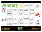 january calendar